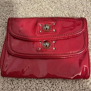Marc by Marc Jacobs red patent clutch